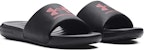 (W) Under Armour Ansa Fixed Slide 'Hitam Pink Elixir' 3023772-007