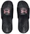 (W) Under Armour Ansa Fixed Slide 'Hitam Pink Elixir' 3023772-007