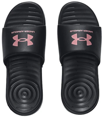 (女士)Under Armour Ansa 固定平底拖鞋「黑色粉紅靈藥」3023772-007 Shop (女士)Under Armour Ansa 固定平底拖鞋「黑色粉紅靈藥」3023772-007