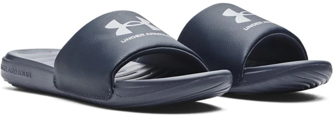 (W) Under Armour Ansa Fixed Slide ''Downpour Grey'' Sandalen 3023772-405 Lookbook (W) Under Armour Ansa Fixed Slide ''Downpour Grey'' Sandalen 3023772-405