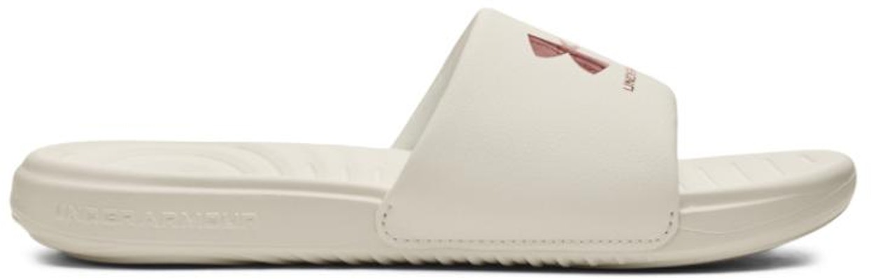 (Women) Under Armour Ansa Fixed Slide 'Ivory Red Fusion' 3023772-107 Order (Women) Under Armour Ansa Fixed Slide 'Ivory Red Fusion' 3023772-107