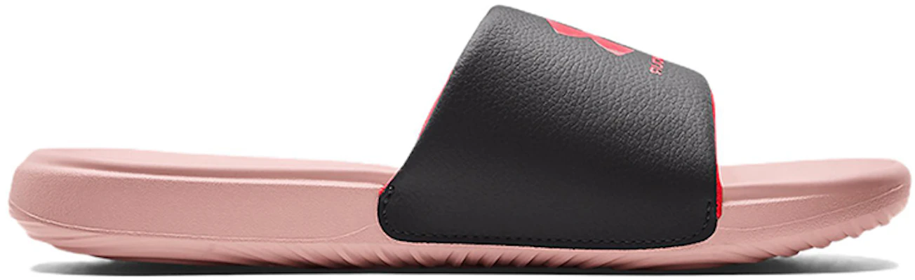 (W) Under Armour Ansa Fixed Slide 'Jet Grey Retro Pink' - Abu Merah Muda Retro 3023772-104 Order (W) Under Armour Ansa Fixed Slide 'Jet Grey Retro Pink' - Abu Merah Muda Retro 3023772-104