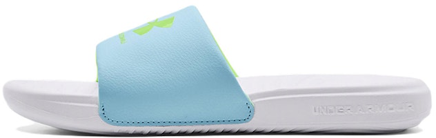 (Women) Under Armour Ansa Fixed Slide 'Opal Blue White' 3023772-302 (Women) Under Armour Ansa Fixed Slide 'Opal Blue White' 3023772-302