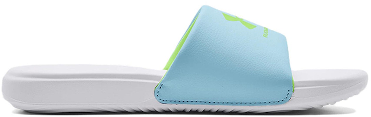(Women) Under Armour Ansa Fixed Slide 'Opal Blue White' 3023772-302 Order (Women) Under Armour Ansa Fixed Slide 'Opal Blue White' 3023772-302