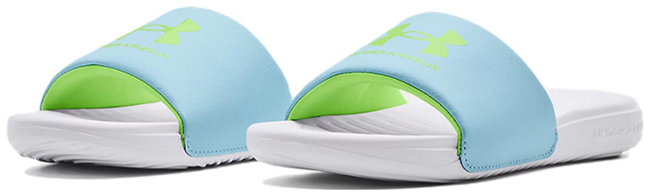 (Women) Under Armour Ansa Fixed Slide 'Opal Blue White' 3023772-302 Lookbook (Women) Under Armour Ansa Fixed Slide 'Opal Blue White' 3023772-302