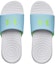 Shop (W) Under Armour Ansa Fixed Slide 'Opal Biru Putih' 3023772-302