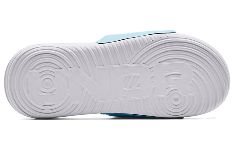 Purchase (W) UAアンサ フィックスド スライド (オパールブルー/ホワイト) 3023772-302