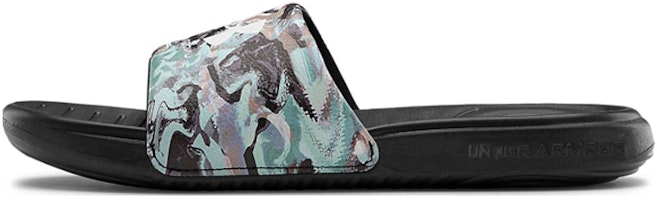 (Women) Under Armour Ansa Fixed Slides 'Alkali' 3024367-001 (Women) Under Armour Ansa Fixed Slides 'Alkali' 3024367-001