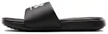 (W) Under Armour Ansa Fixed Slides 'Hitam Putih' 3023772-004