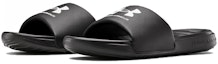 Lookbook (W) Under Armour Ansa Fixed Slides 'Hitam Putih' 3023772-004