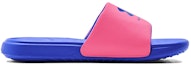 Order (W) Under Armour Ansa Fixed Slides 'Pink Punk Versa Biru' 3023772-604