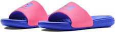 Lookbook (W) Under Armour Ansa Fixed Slides ''Pink Punk Versa Blu'' 3023772-604