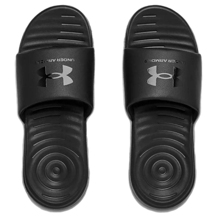 Shop (W) Under Armour Ansa Fixed Slides ''Triple Black'' Herren Sandalen Schwarz 3023772-005