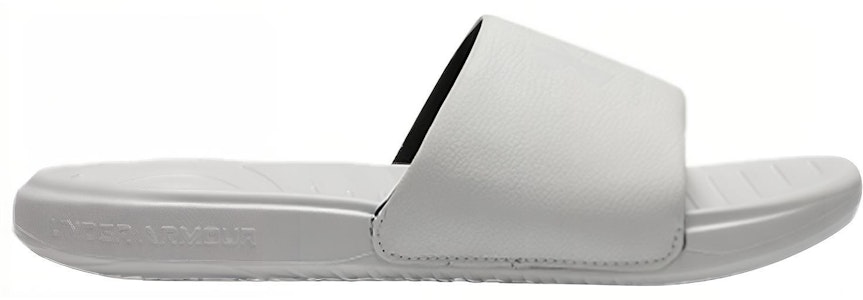 (W) 언더아머 안사 픽스드 슬라이드 '트리플 화이트' 3023772-101 Order (W) 언더아머 안사 픽스드 슬라이드 '트리플 화이트' 3023772-101