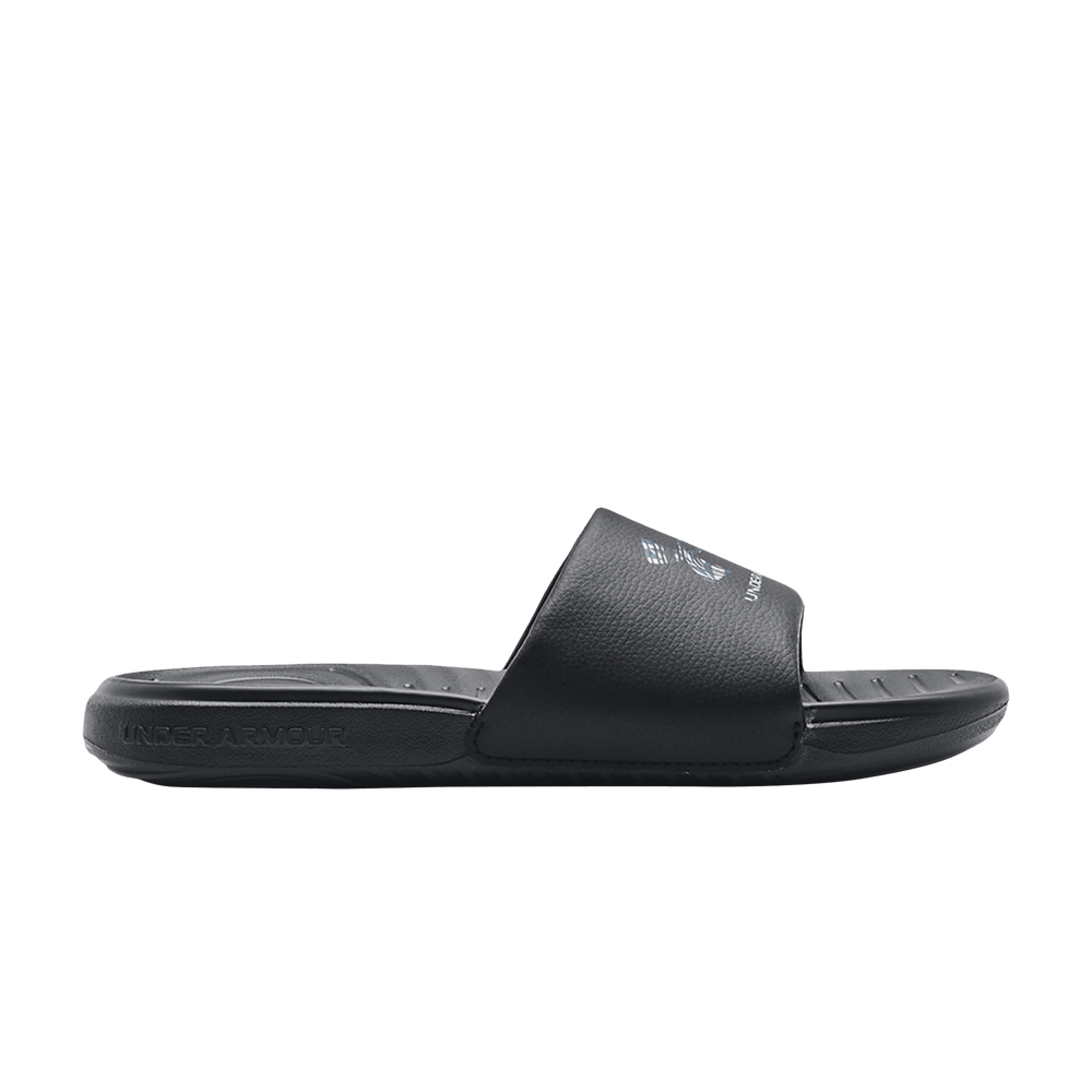 (Women)  Under Armour Ansa Graphic Slide 'Black Deep Sea'  3024437-002