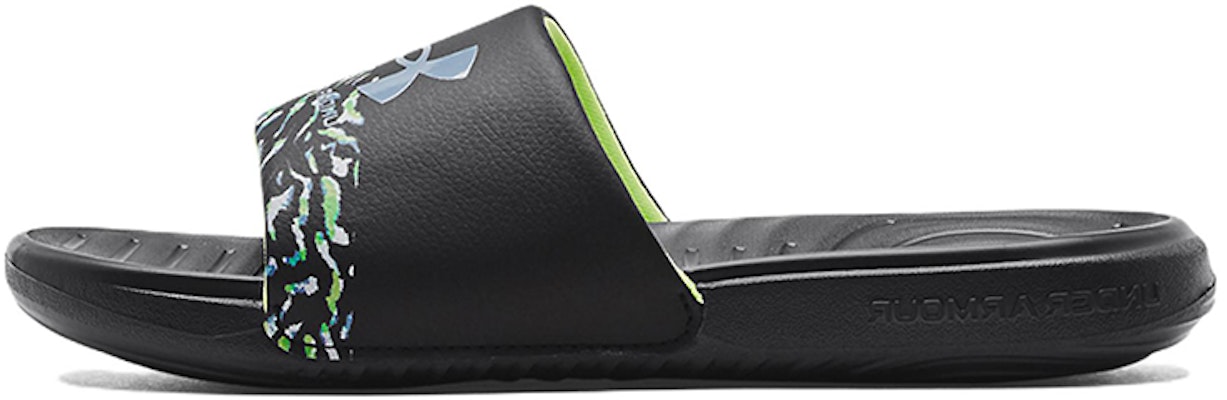 (W) Under Armour Ansa Graphic Slide 'Hitam Quirky Lime' 3024436-008 Buy (W) Under Armour Ansa Graphic Slide 'Hitam Quirky Lime' 3024436-008