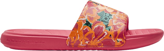 (Women) Under Armour Ansa Graphic Slide 'Floral' 3024436-700 (Women) Under Armour Ansa Graphic Slide 'Floral' 3024436-700