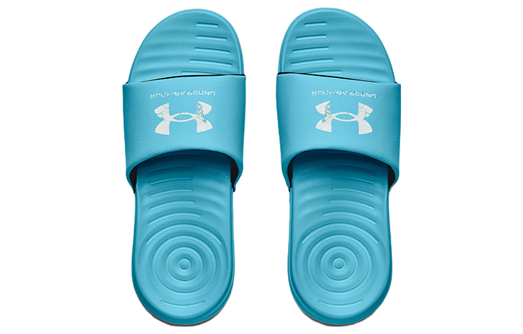 Shop (W) Under Armour Ansa Graphic Slide 'Azul Fresco' 3024437-302