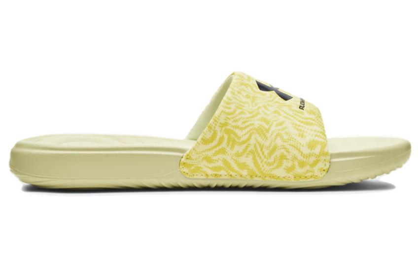 Order （女款）Under Armour Ansa Graphic 拖鞋 'Lemon Ice' 3024436-304