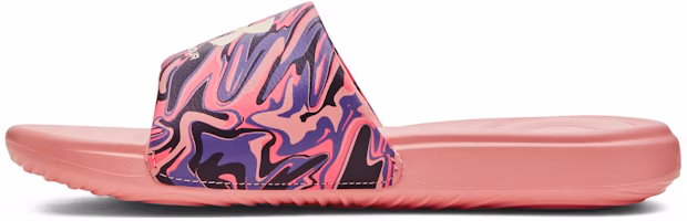 (Women) Under Armour Ansa Graphic Slide 'Posh Pink Abstract' 3024436-605 (Women) Under Armour Ansa Graphic Slide 'Posh Pink Abstract' 3024436-605