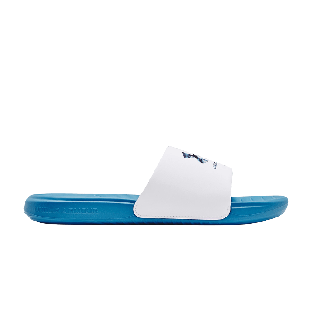 (Women)  Under Armour Ansa Graphic Slide 'Radar Blue White'  3024437-400