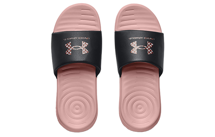 Shop (W) 언더아머 안사 그래픽 슬라이드 '레트로 핑크' (Under Armour Ansa Graphic Slide 'Retro Pink') 3024437-601