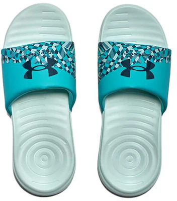 (W) Under Armour Ansa Graphic Slide 'Sea Mist Neptune' Sandal 3024436-300 Shop (W) Under Armour Ansa Graphic Slide 'Sea Mist Neptune' Sandal 3024436-300