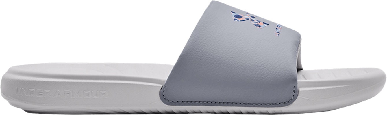 (Women) Under Armour Ansa Graphic Slide 'Steel Halo Grey' 3024437-106 Buy (Women) Under Armour Ansa Graphic Slide 'Steel Halo Grey' 3024437-106
