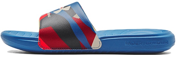 (Women) Under Armour Ansa Graphic Slide 'Victory Blue Beta' 3024436-401 (Women) Under Armour Ansa Graphic Slide 'Victory Blue Beta' 3024436-401