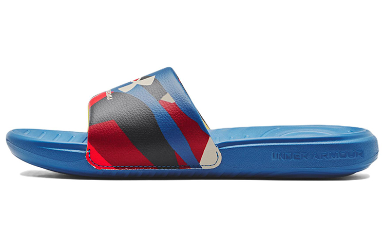 (Women)  Under Armour Ansa Graphic Slide 'Victory Blue Beta'  3024436-401