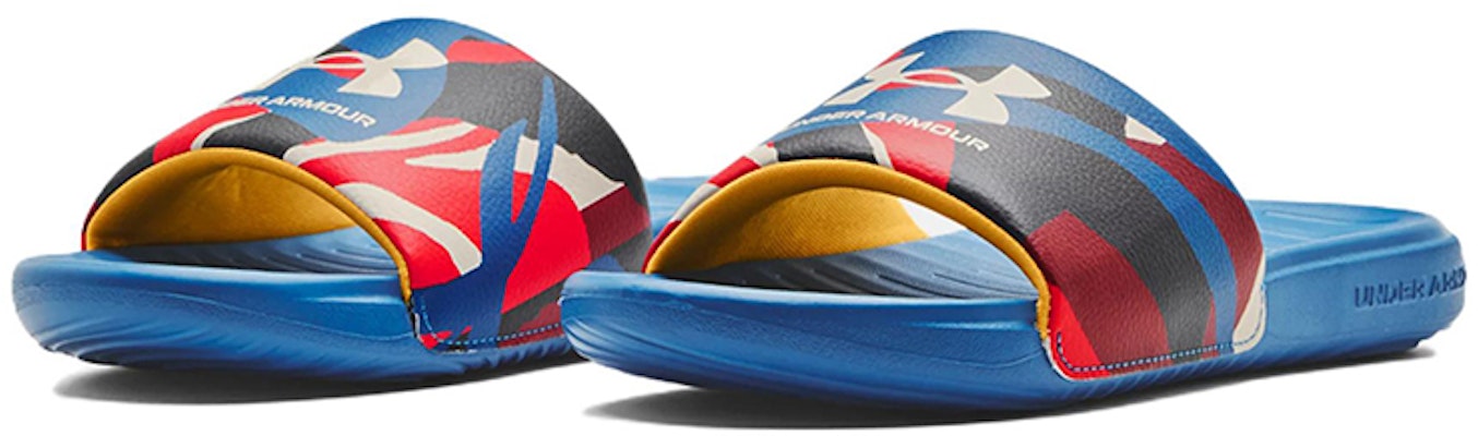 (Women) Under Armour Ansa Graphic Slide 'Victory Blue Beta' 3024436-401 Lookbook (Women) Under Armour Ansa Graphic Slide 'Victory Blue Beta' 3024436-401