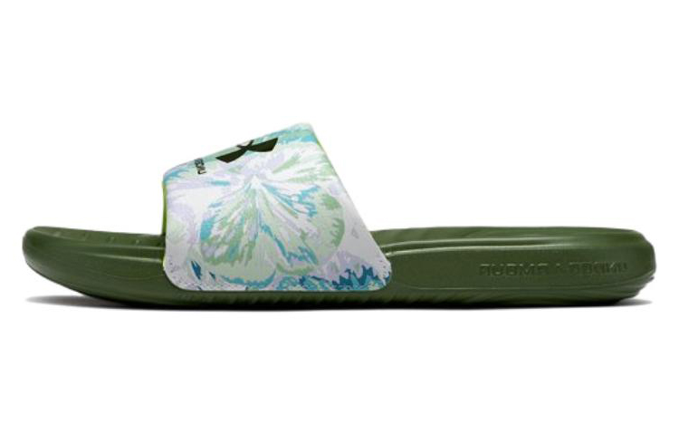 Buy （女性）Under Armour Ansa Graphic Slide 'White Cloudless Sky' 3024436-104