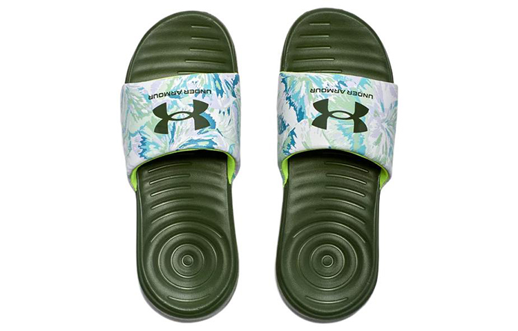 Shop （女性）Under Armour Ansa Graphic Slide 'White Cloudless Sky' 3024436-104