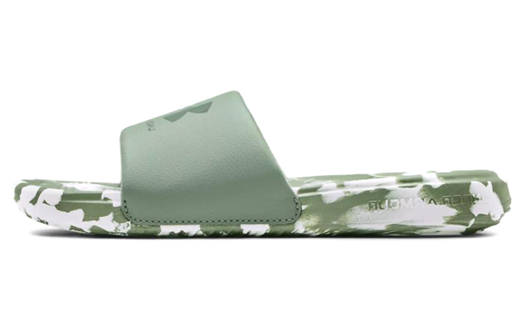 (Women)  Under Armour Ansa Regrind Slide 'Silica Green Camo'  3024797-300