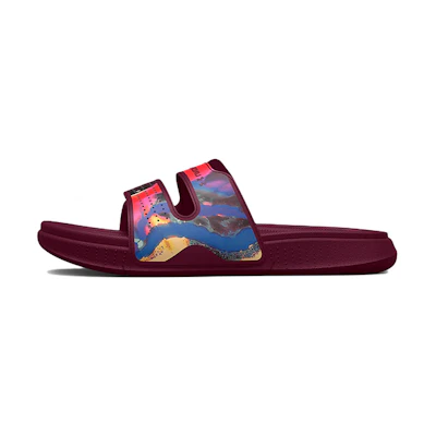 (W) UA Ansa Studio Slide 'Graphic - Bolt Red'