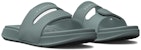 (W) Under Armour Ansa Studio Slide 'Hijau Opal' 3025045-300