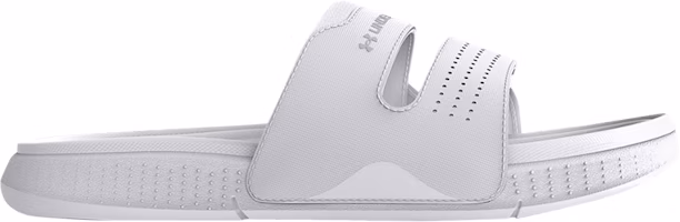 (Women) Under Armour Ansa Studio Slide 'White Halo Grey' 3025045-101 (Women) Under Armour Ansa Studio Slide 'White Halo Grey' 3025045-101