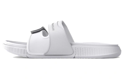 (Women) Under Armour Ansa Studio Slide 'White Halo Grey'