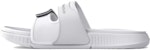(W) Under Armour Ansa Studio Slide 'Putih Halo Kelabu' 3025045-101