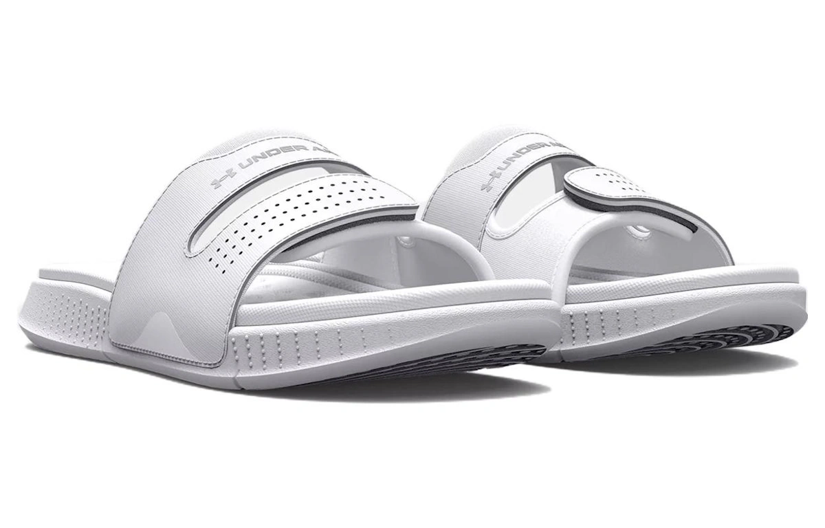 (Women) Under Armour Ansa Studio Slide 'White Halo Grey'