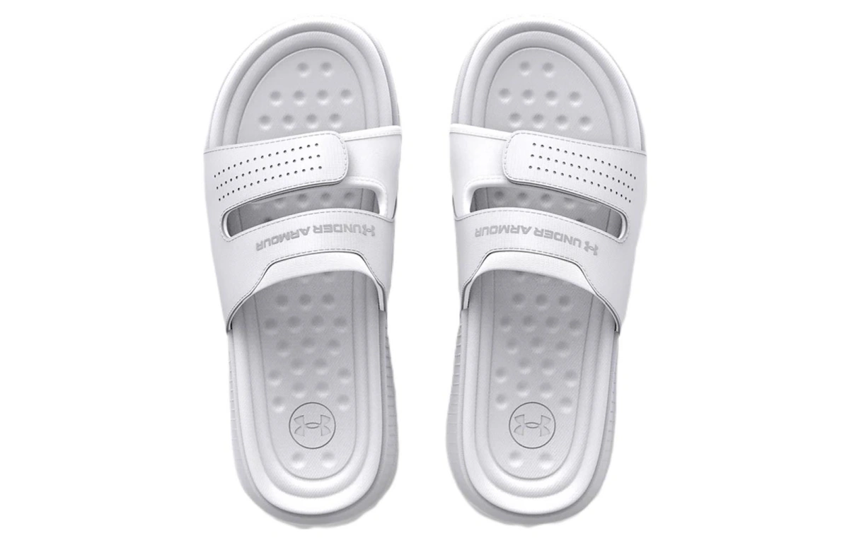 (Women) Under Armour Ansa Studio Slide 'White Halo Grey'