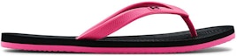 Order (Women) Under Armour Atlantic Dun Sandal 'Black Pink Surge' 3022716-001