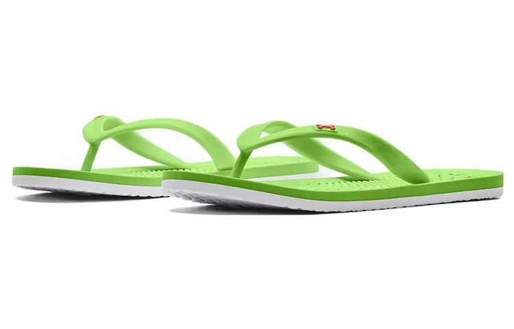 Lookbook (W) Under Armour Atlantic Dune Slipper ''Quirky Lime White'' 3022716-306