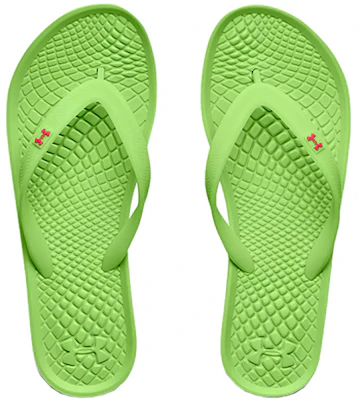 (W) Under Armour Atlantic Dune Slipper ''Quirky Lime White'' 3022716-306 Shop (W) Under Armour Atlantic Dune Slipper ''Quirky Lime White'' 3022716-306