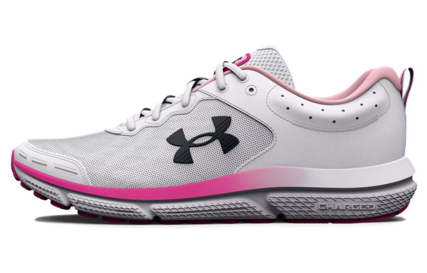 (Women)  Under Armour Charged Assert 10 'White Rebel Pink'  3026179-102
