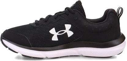 (Women) Under Armour Charged Assert 10 Wide 'Black White' 3026180-001 (Women) Under Armour Charged Assert 10 Wide 'Black White' 3026180-001