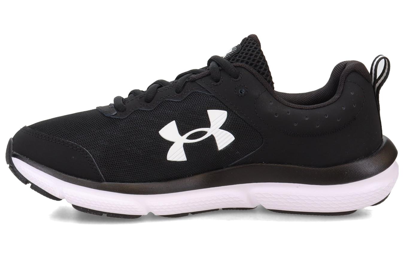 (Women)  Under Armour Charged Assert 10 Wide 'Black White'  3026180-001