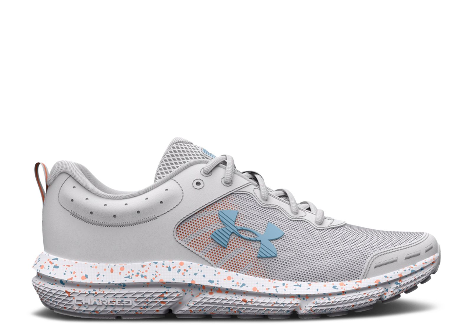 (Women) Under Armour Charged Assert 10 Wide 'Paint Splatter' 3027093-100