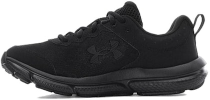 (Women) Under Armour Charged Assert 10 Wide 'Triple Black' 3026180-002 (Women) Under Armour Charged Assert 10 Wide 'Triple Black' 3026180-002