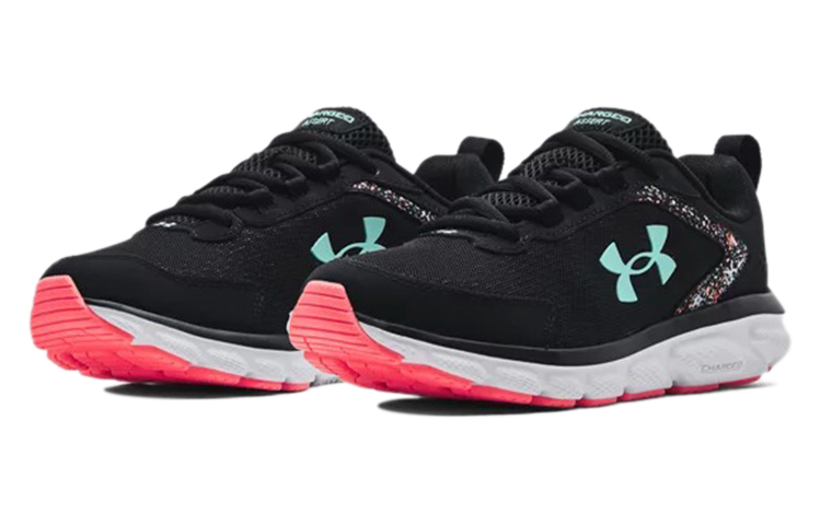 (W)  UA Charged Assert 9 'Paint Splatter - Black Tile Blue' 圖 3